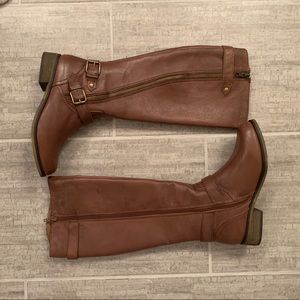 Steve Madden synicle brown leather boots
